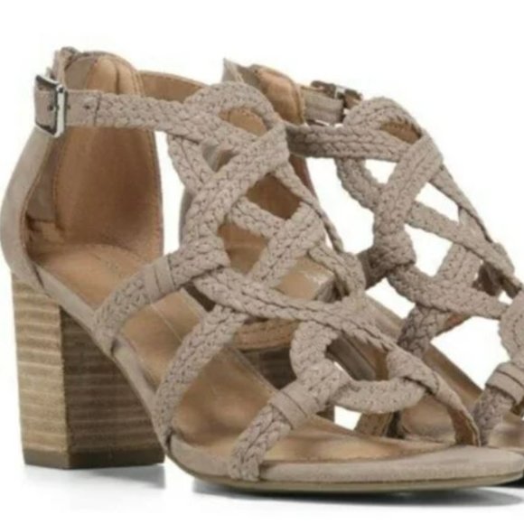 REPORT Paula Sandal Block Heel Womens Size 8 - Picture 1 of 6